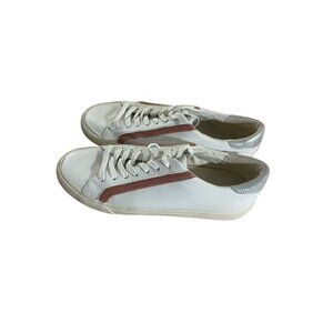 Madewell Women's White Leather Sidewalk Low Top Sneaker - 10M